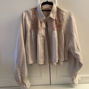 Urban Outfitters Shirt, Beige